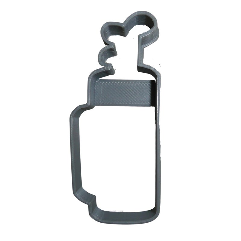 YNGLLC GOLF BAG OUTLINE CLUB EQUIPMENT HOLDER HOLE IN ONE COURSE STROKE BIRDIE PAR SPORTS ATHLETICS COOKIE CUTTER 3D PRINTED MADE IN USA PR2495 - Image 1